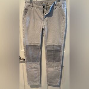 Free People patchwork skinny jeans Gray Sz 0